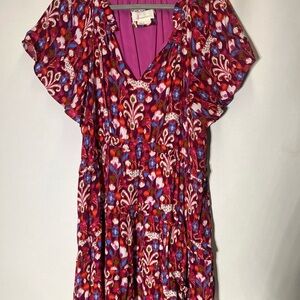 Anthropologie Multicolor Floral Dress